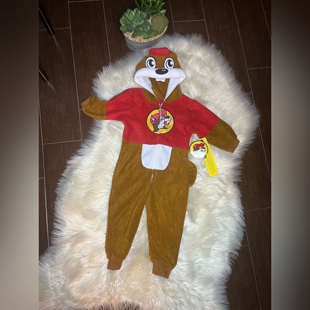 Buc-ee's Beaver Union Suit Sz 3T